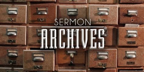 Sermon Archives
